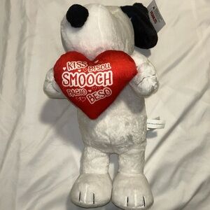 🔥🐶 Peanuts Snoopy 20” Valentine’s Day Plush Kiss Me Snoopy ❤️🔥